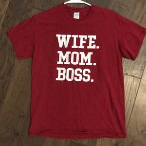 Wife Mom Boss tee